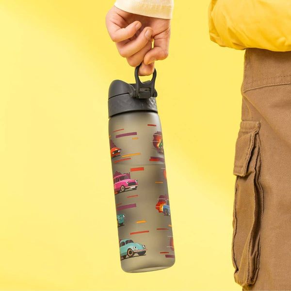 Dětská láhev na pití 500 ml ION8 - Závodní auta