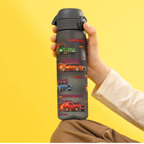 Dětská láhev na pití 500 ml ION8 - Závodní auta