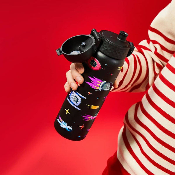 Ocelová láhev 600 ml ION8 - Spaceships