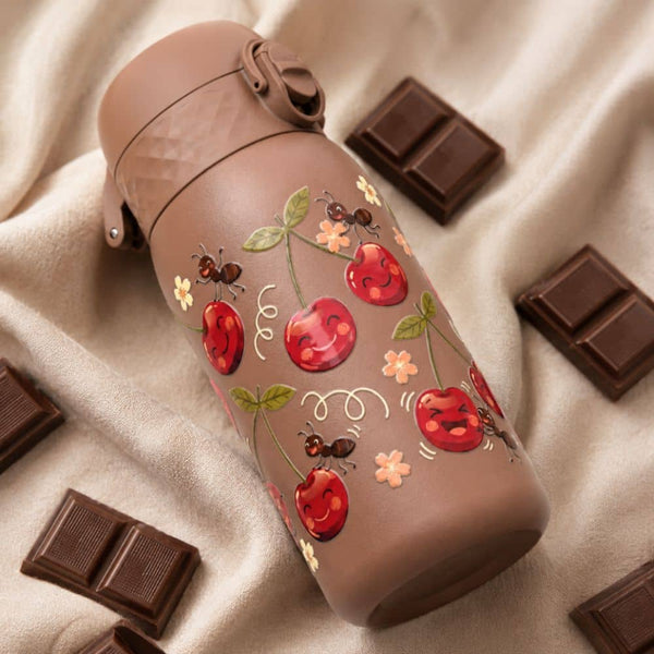 Ocelová láhev 400 ml ION8 - Cherries
