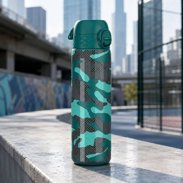 Ocelová láhev 600 ml ION8 - Camouflage