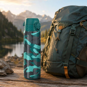 Ocelová láhev 600 ml ION8 - Camouflage