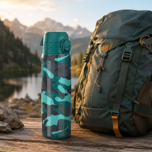 Ocelová láhev 600 ml ION8 - Camouflage