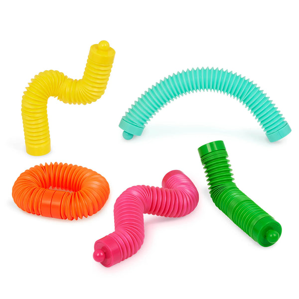 Battat Li'l Barn Buddies - flexible Sensorik-Röhren in verschiedenen Formen
