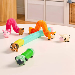 Battat Li'l Barn Buddies sensorische Röhren Bauernhoftiere - Ansicht 5