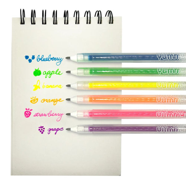 Vonné gelové tužky Yummy! – Neon, 6 ks