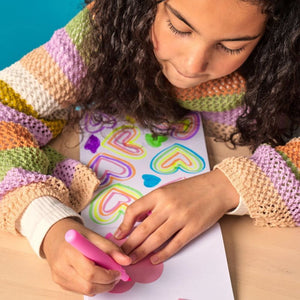 Třpytivé 3D gelové tužky na zdobení skla a plastu – Jelly Gloss, 6 ks