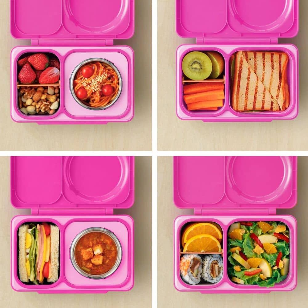 Lunchbox s termoboxem OmieBox Up - Pop Pink