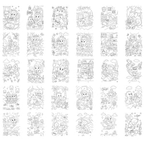 Náhradní kartičky – Kidydraw Pad – Bylo nebylo (30 ks, od 6 let)