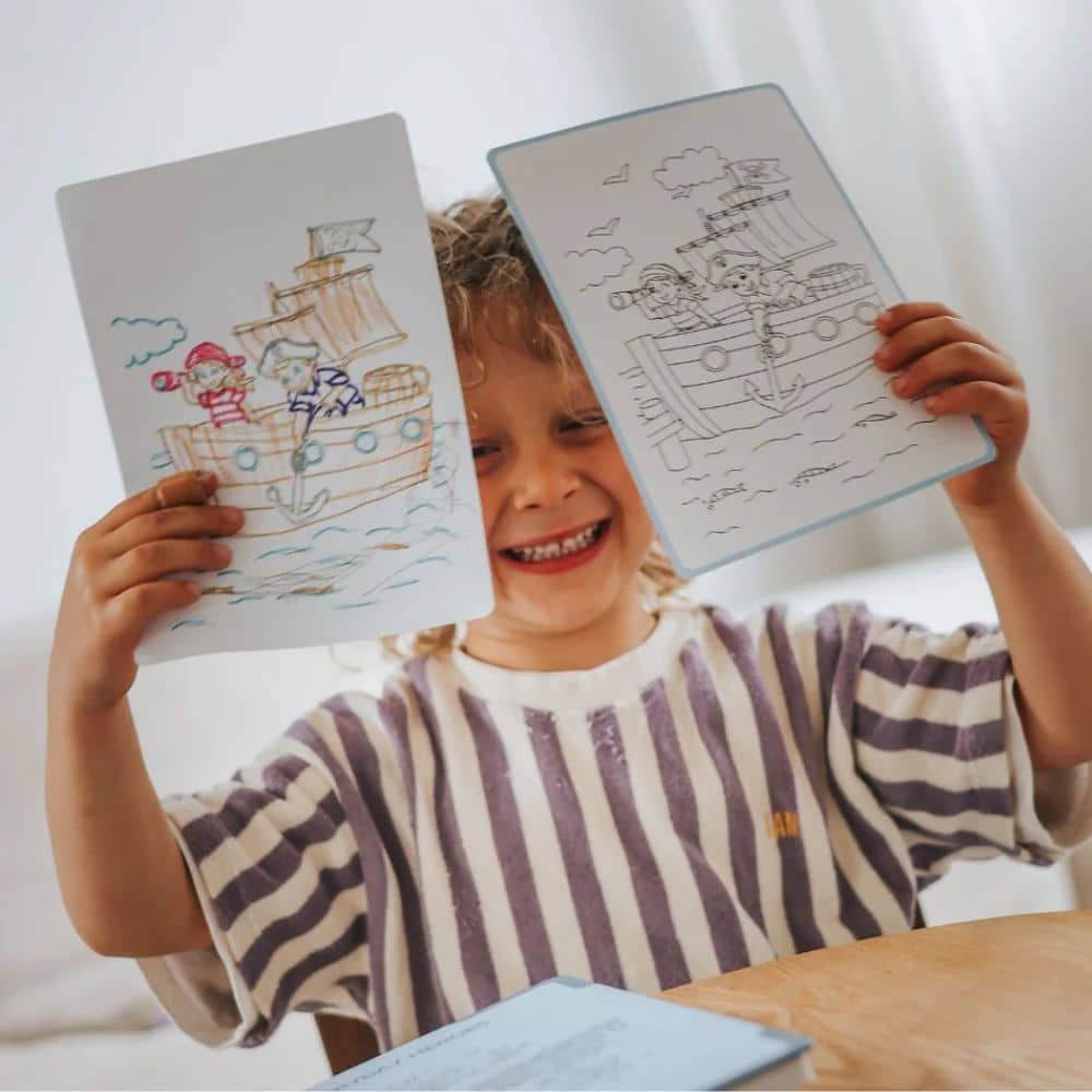 Náhradní karty – Kidydraw Pad – Každodenní hrdinové (30 kusů, od 6 let)