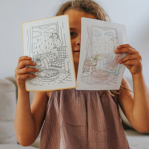Náhradní karty – Kidydraw Pad – Domácí zvířata (30 ks, od 6 let)