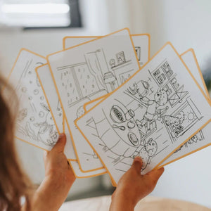 Náhradní karty – Kidydraw Pad – Domácí zvířata (30 ks, od 6 let)