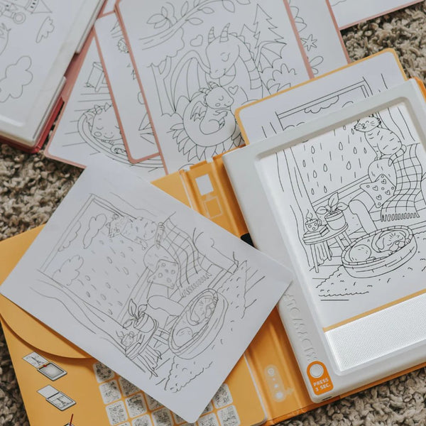 Náhradní karty – Kidydraw Pad – Domácí zvířata (30 ks, od 6 let)