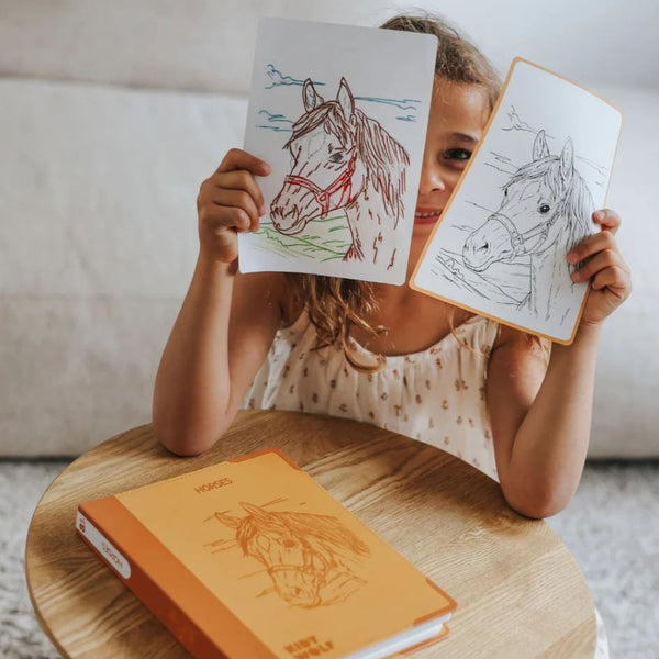 Náhradní karty – Kidydraw Pad – Koně (30 kusů, od 8 let)