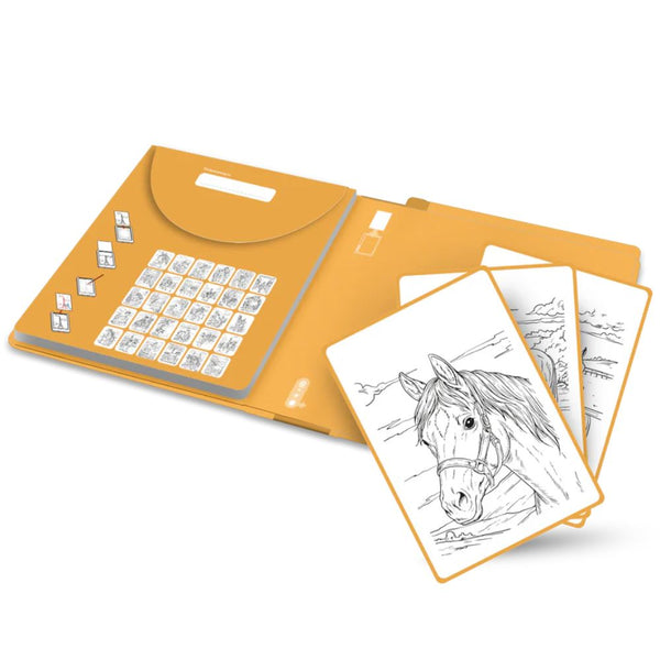 Náhradní karty – Kidydraw Pad – Koně (30 kusů, od 8 let)