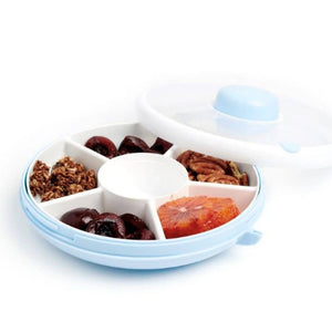 Svačinový box Snack Spinner – Macaron Blue