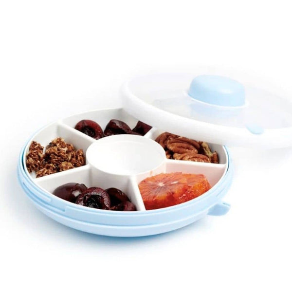 Svačinový box Snack Spinner – Macaron Blue