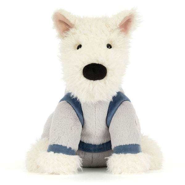 Plyšový teriér astronaut - Cream (23 cm)