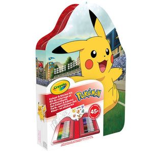 Sada na kreslení s fixy a nálepkami 47 dílů – Pokémon 4+