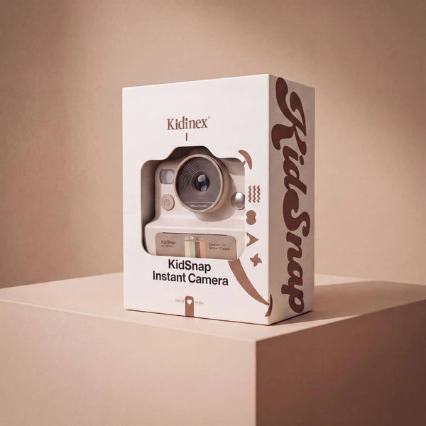 Digitální fotoaparát s okamžitým tiskem pro děti – KidSnap Beige