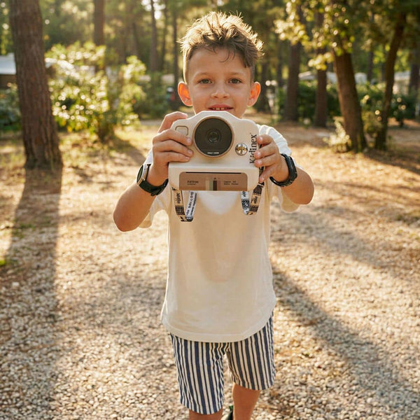 Digitální fotoaparát s okamžitým tiskem pro děti – KidSnap Pink