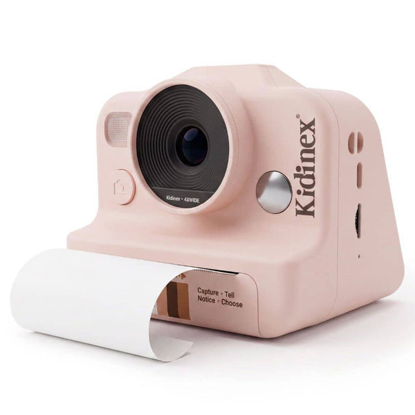 Digitální fotoaparát s okamžitým tiskem pro děti – KidSnap Pink