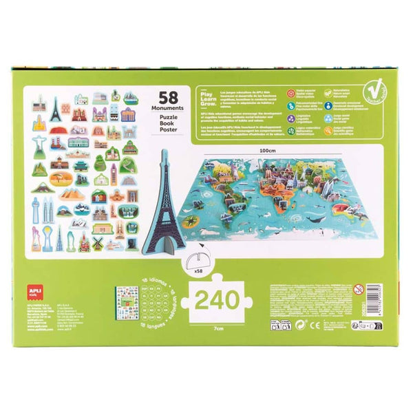 3D puzzle – Světové památky (240 dílků)