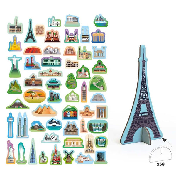 3D puzzle – Světové památky (240 dílků)