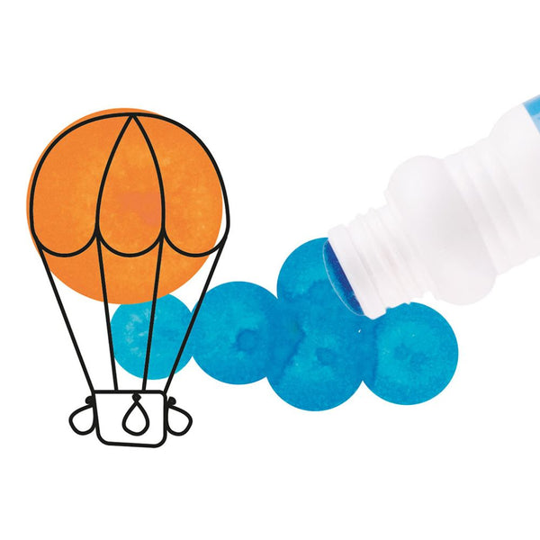 Tečkovací fixy se pěnovou špičkou – Dot Marker (6 barev)