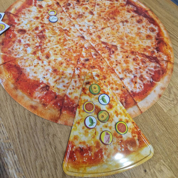 Logická hra - Pizza Rummy (Magnetická karetní hra)