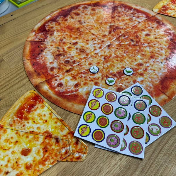 Logická hra - Pizza Rummy (Magnetická karetní hra)