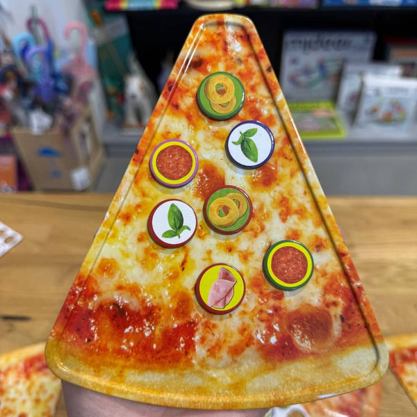 Logická hra - Pizza Rummy (Magnetická karetní hra)