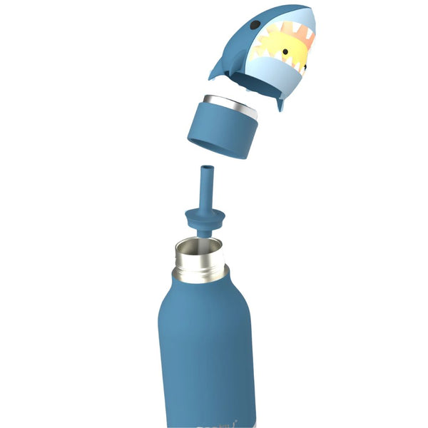 Termoska se slámkou od Bestie Asobu – Žralok, 460 ml