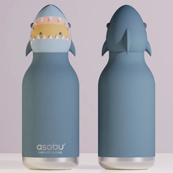 Termoska se slámkou od Bestie Asobu – Žralok, 460 ml