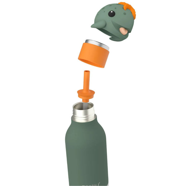 Termoska se slámkou "Bestie" – Želva, 460 ml