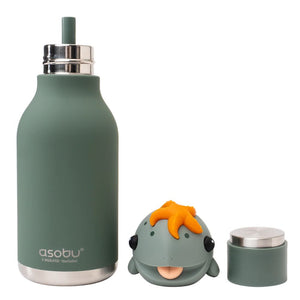 Termoska se slámkou "Bestie" – Želva, 460 ml