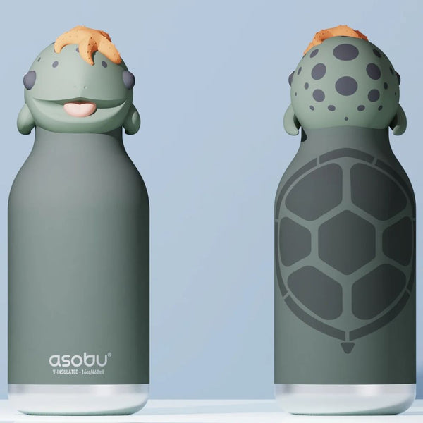 Termoska se slámkou "Bestie" – Želva, 460 ml