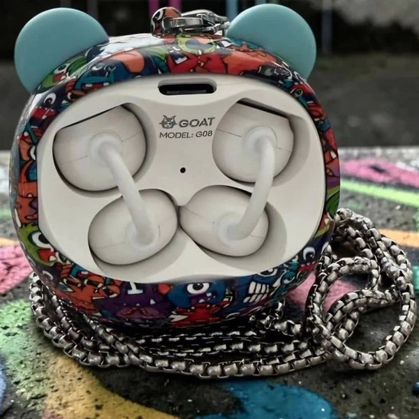 Sluchátka - GOAT Earbuds Graffiti Monsters (bezdrátová, s mikrofonem a pouzdrem)