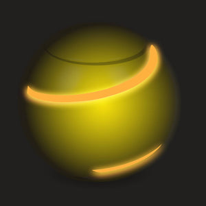 Zručnostní hračka – Spin Ball Spinner - Neonově žlutá