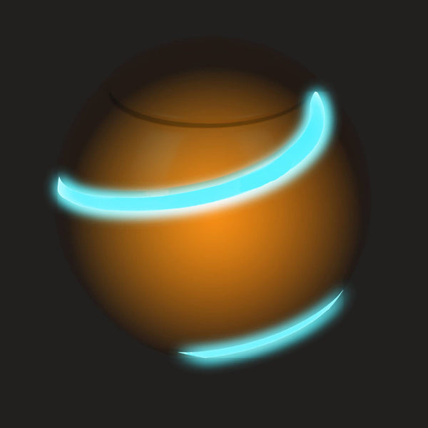 Zručnostní hračka - Spin Ball Spinner - Neonově oranžová