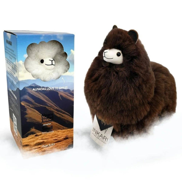 Plyšová hračka – Alpaka Naturals, Chocolate (23 cm)