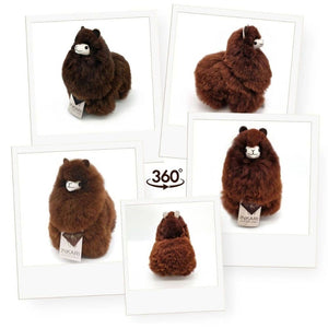 Plyšová hračka – Alpaka Naturals, Chocolate (23 cm)
