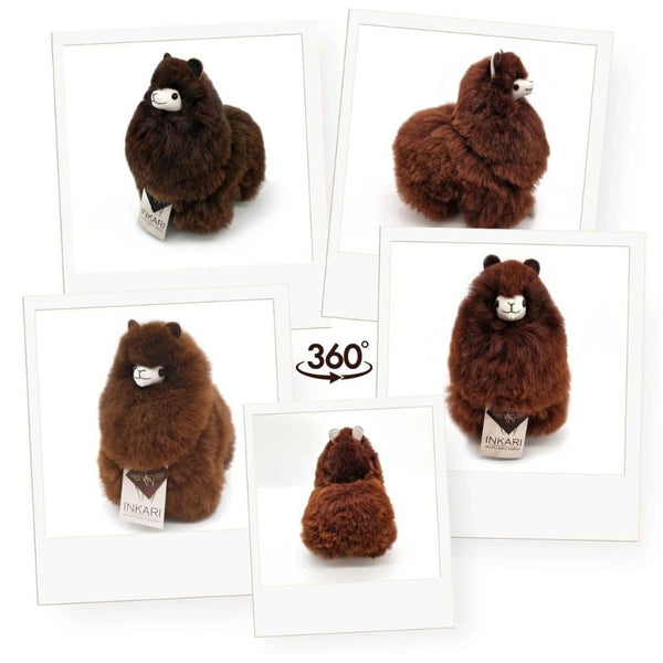 Plyšová hračka – Alpaka Naturals, Chocolate (23 cm)
