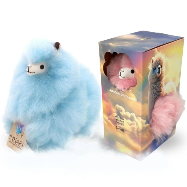 Plyšová hračka – Alpaka Rainbows, Baby Blue (23 cm)