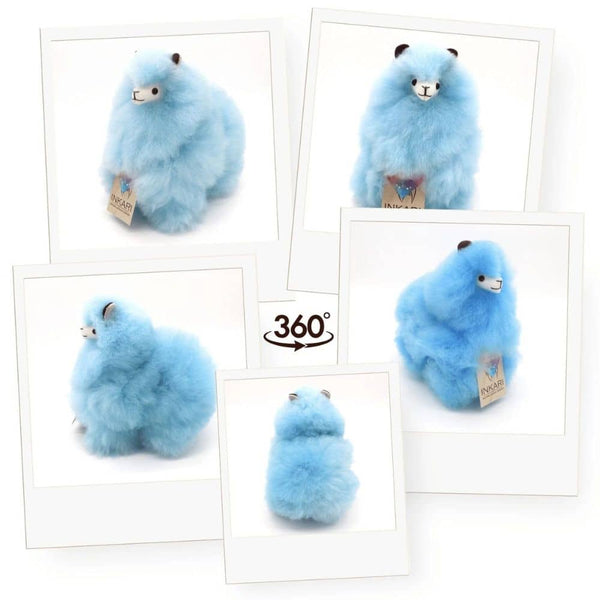 Plyšová hračka – Alpaka Rainbows, Baby Blue (23 cm)