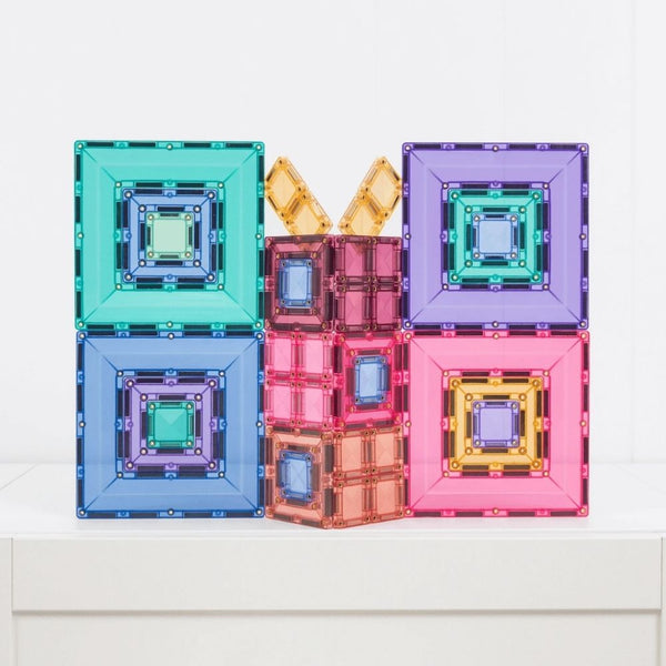 Magnetické stavební kostky – Pastel Portal Pack (48 dílů)
