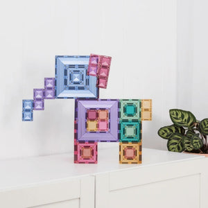 Magnetické stavební kostky – Pastel Portal Pack (48 dílů)