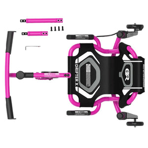 Driftovací sedací go-kart a dětské vozidlo - Drifter X Pink (4-12 let)