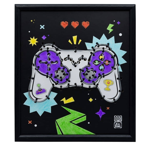 DIY sada svítící dekorace - Neon Gamepad
