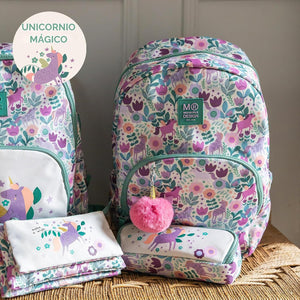 Školní batoh třídílný - Oslo, Magic Unicorn 27L